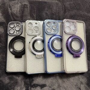 Kathy Tech Phone Case Set with Ring Holders / Kickstand iPhone 14 Pro Max